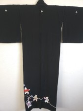 Japanese Silk Kimono Robe, gown, Dressing,Lingerie, Nightwear,123