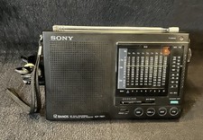 SONY ICF-7601 MULTI BAND AM FM SW ANALOG PORTABLE RECEIVER 12 BANDS READ
