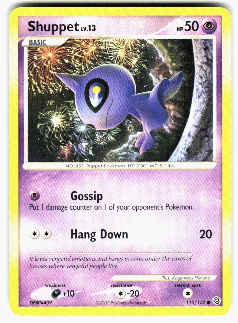 Shuppet 110/132 Common Secret Wonders Pokemon Moderately Played