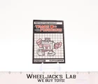 Cliffjumper MAIL AWAY USA English Instruction Manual 1986 1987 G1 Transformers