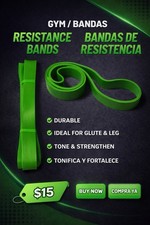 Bandas elasticas de resistencia para hacer ejercicios con ligas ejercicio NEW US