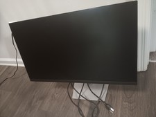 Dell 27" Computer Monitor Black 16:9 Aspect Ratio with Stand and Power Cable
