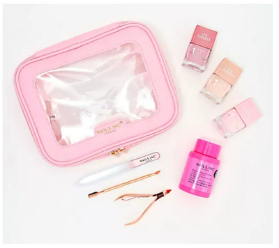 Nails.INC ''It's Topless'' 7-Piece Manicure Set with Bag