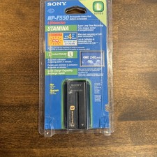 Genuine Sony NP-F550 NPF550 Li-Ion Camcorder battery Brand new in sealed package