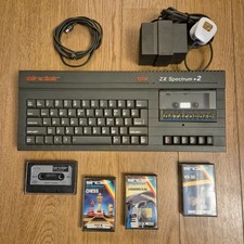 Sinclair ZX Spectrum 128k Plus +2 Refurbished Vintage Computer Tested Working