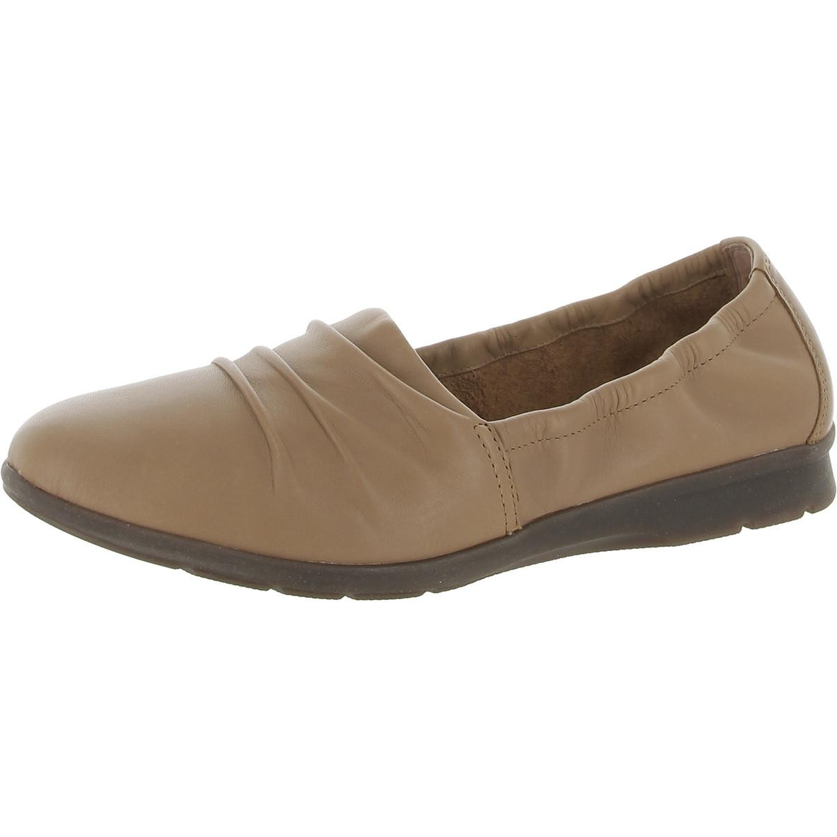Женские мокасины Clarks Jenette из кожи рубиново-коричневого цвета шириной 65 см C D W BHFO 8559 3090₽