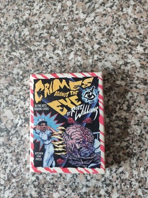 Crimes Against The Eye Factory Sealed Card Set-36 Card Set-Robt.Williams