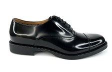 Gucci Tempe Cap Toe Oxford Black Leather Men Shoes Size UK 11  - US 11.5 - EU 45