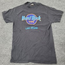 Hard Rock Cafe T-Shirt Mens Size L Black Vintage Las Vegas Cotton USA Made