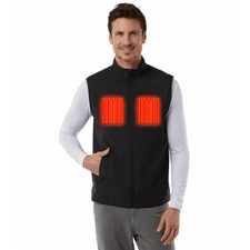 NEW Heated Vest 32 Degree, Rechargeable MultiZone w/ battery Charges Phone, Coat