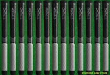 Winn Dri-Tac LT Less Tapered Golf Grips Standard/Midsize/Oversize -Black/Gray