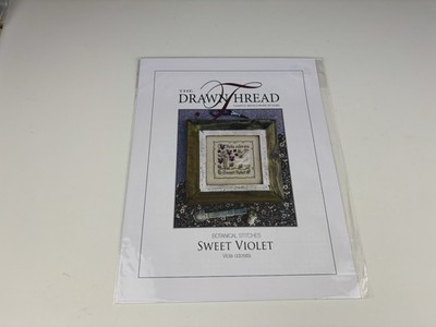 The Drawn Thread Botanical Stitches Sweet Violet Cross Stitch Pattern 2S
