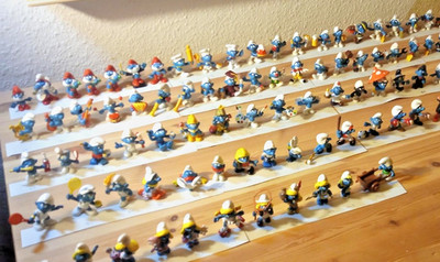 Schleich & Bully Schlümpfe Schlumpfine Papa Schlumpf aus Sammlung zum Auswählen