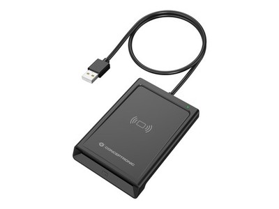 Conceptronic BIAN11B CONCEPTRONIC Dual-Interf. Smart-ID Kartenleser USB-A schwar