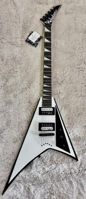 Jackson Model JS32T Rhoads White w/black 24 Fret String Thru Electric - Demo
