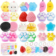 Squishy Pack, Fidget Toys Kit, Include Taba Squishies Party Favors for Kids 4-8