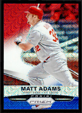 2015 Panini Prizm Matt Adams Red White and Blue Mojo Prizm #110