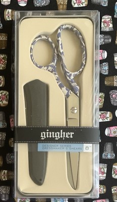 *NEW* Gingher Designer Series  Criss  8'' Shears Scissors,  Retired HTF 