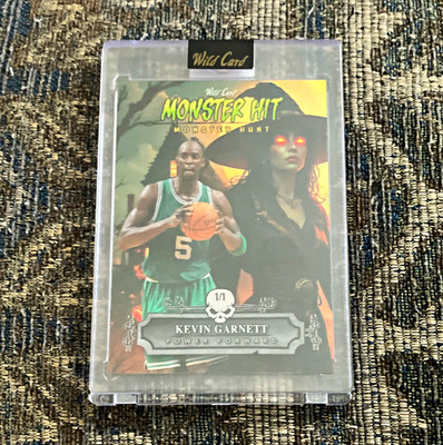 Wild Card Monster Hit Monster Hunt 2025 Kevin Garnett Celtics 1/1 MHW-KG