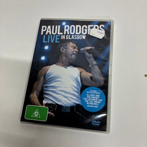 Paul Rodgers Live in Glasgow DVD 2007 Concert Rock Music DTS Dolby