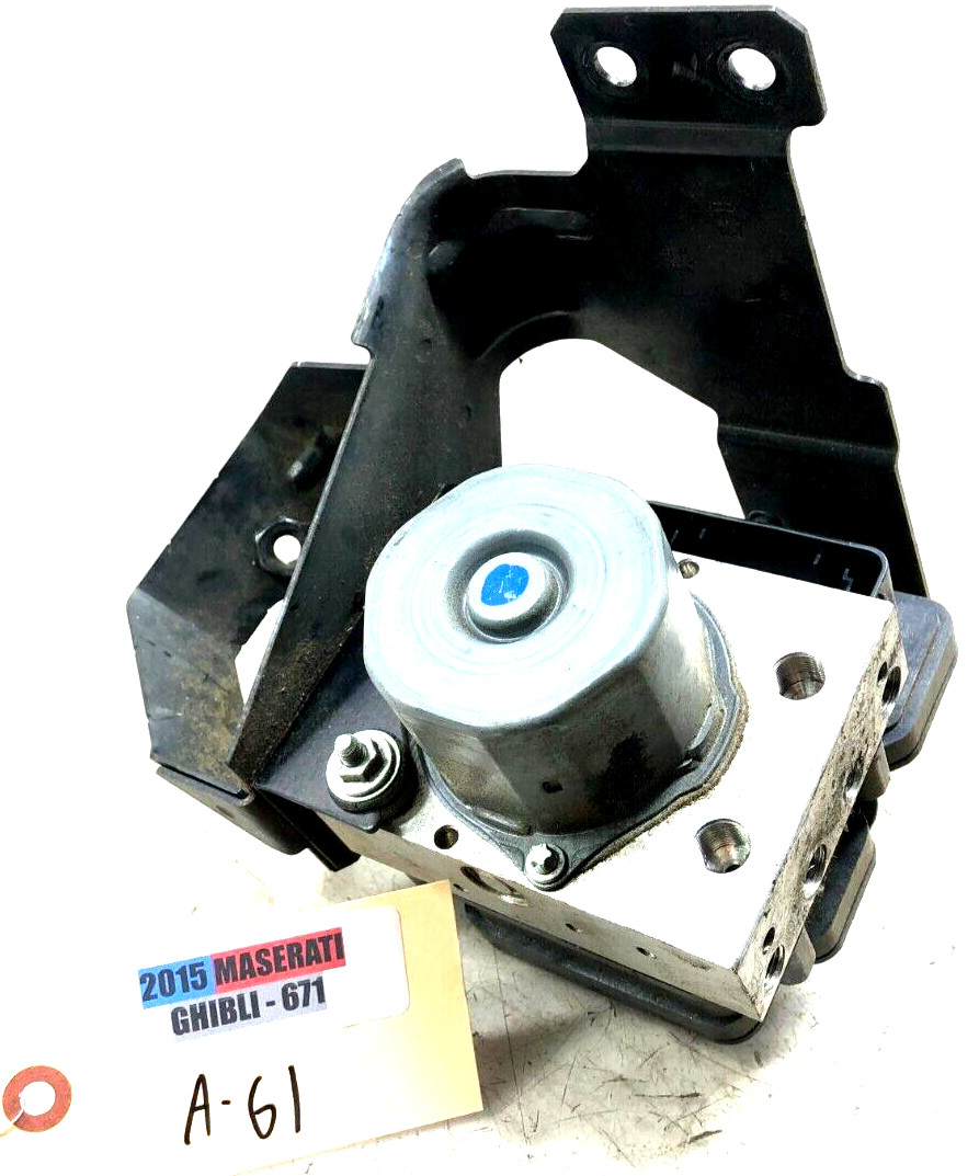 2014-2017 MASERATI GHIBLI SQ4 AWD ABS ANTI LOCK BRAKE PUMP MODULE OEM.