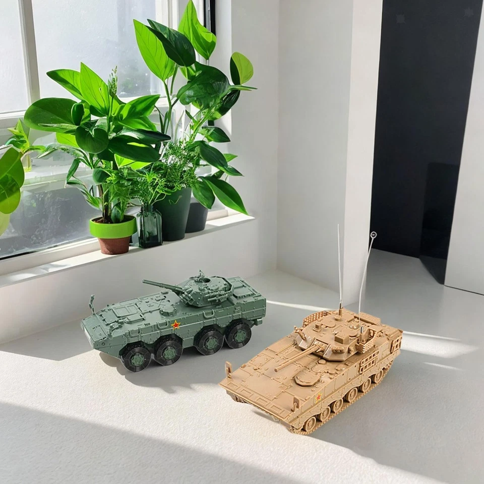 2 pezzi 1/72 kit di costruzione di modelli di carri armati camion cisterna - Immagine 4 di 4