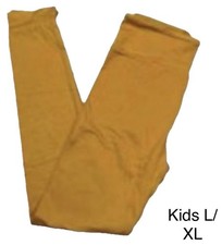 BRAND NEW LuLaRoe Tween 00-0 TW SOLID Golden Mustard Leggings