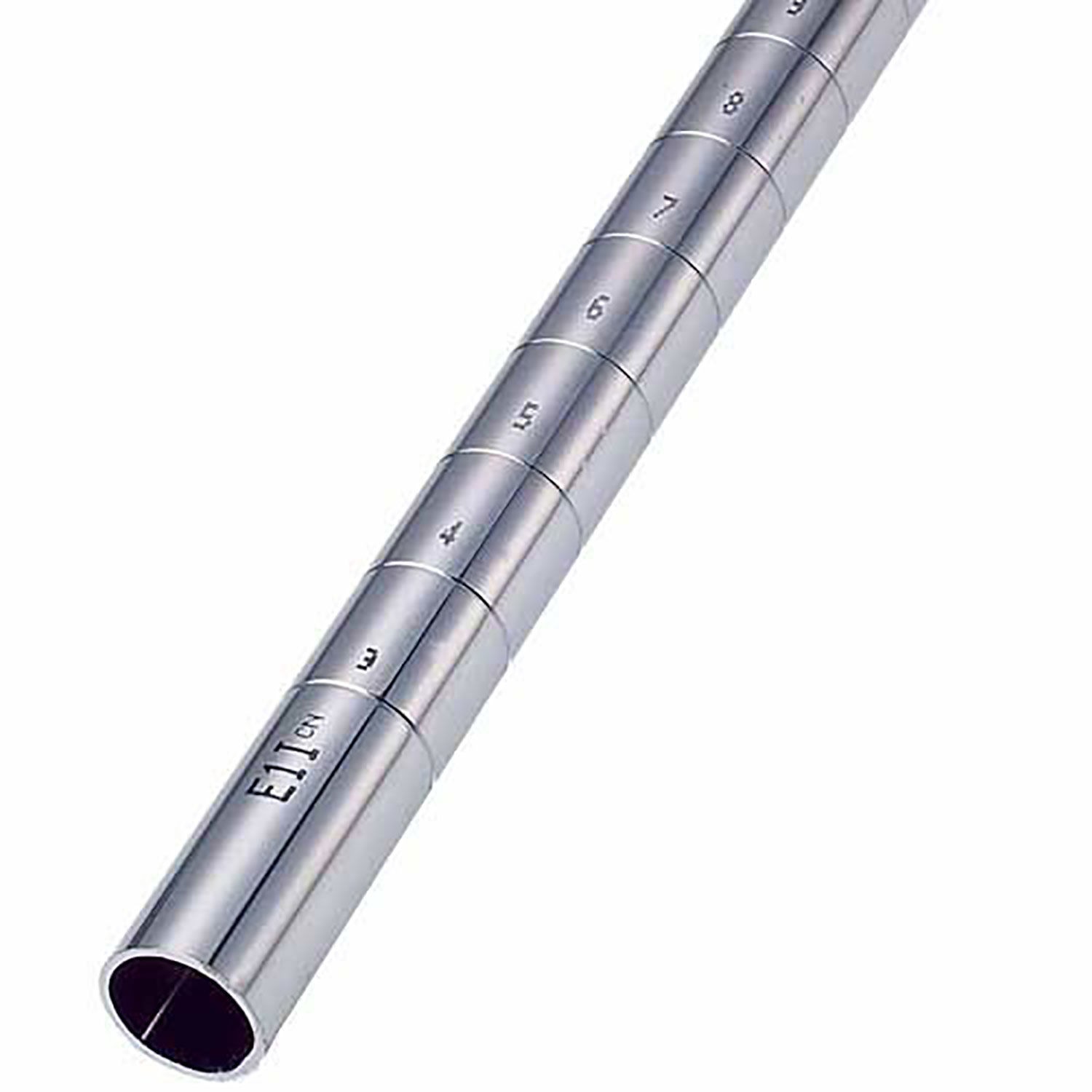 Global Industrial 74"H Chrome Post 4 Pack