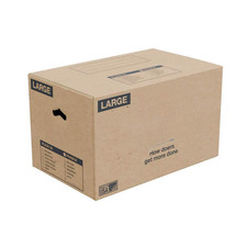 Moving Box Shipping and Packing with Handles 10-Pack 