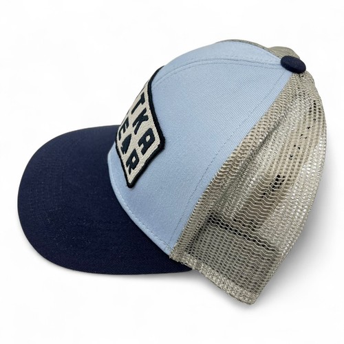 Sitka Hat Patch Mid-Pro Trucker Mesh Blue Gray OSF Snap-Back Mens Like New - Picture 3 of 9