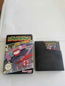 NINTENDO NES GAME CRACKOUT COMES IN EXCELLENT ORIGINAL COND IN THE ORIGINAL CASE
