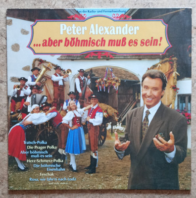 Peter Alexander   ...aber böhmisch muß es sein! LP Vinyl Ariola Club Edition St 