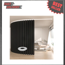 Ceiling Mount Room Divider Curtains Blackout Track Set for Room Separation