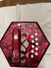 Anglo Concertina 20-Button Unbranded Made In Italy NEW. NO BOX