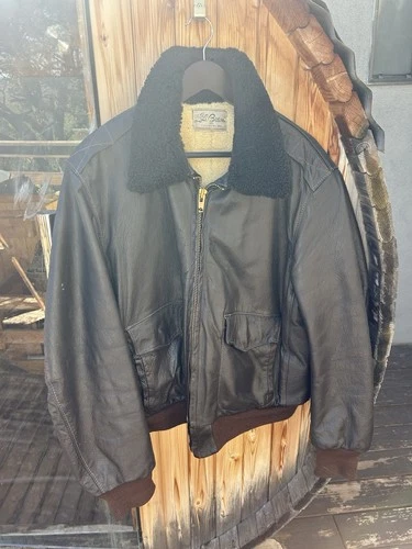 LL Bean Flying Tiger Sheepskin Jacket 1960’s  Xl - product listing photo
