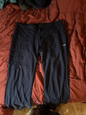 Greys Anatomy - Womens Evolve Stretch Scrub Pants - Navy Blue - Large -