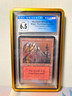 **MTG Magic the Gathering Mountain V1 (ALPHA) LAND CGC 6.5 EX/NM+ **