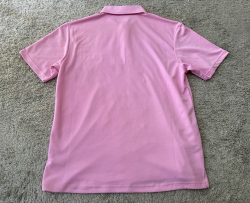 PGA Tour schönes babyrosa Polo Golf Shirt Large (L) Kurzarm - Bild 6 von 15