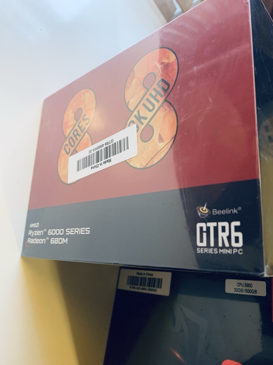 NEW Beelink GTR6 AMD Ryzen 9 6900HX (8C/16T) Mini PC Desktop 32GB