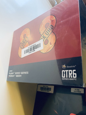 NEW Beelink GTR6 AMD Ryzen 9 6900HX (8C/16T) Mini PC Desktop 32GB RAM 500GB SSD