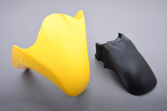 Garde boue avant jaune YAMAHA YZF 600 THUNDERCAT aérodynamique rigide 4TV