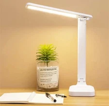 LED Desk Lamp Touch Sensor Reading Foldable Table Lamp Eye Caring Reading Light