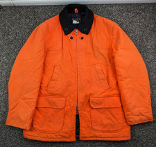 Vintage Sears Sport Center Jacket Mens 46 (Orange) Orange Insulated Hunting Coat