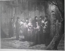 Christmas Carols in Canada - Harper's Weekly, January 27, 1877