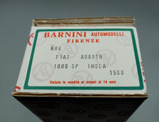 1/43 SCALE MODEL FIAT ABARTH  1968  NOS UNASSEMBLED/INSTRUCTIONS