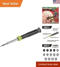 Versatile 14-in-1 Electronic Screwdriver with Precision Bits & Spin Cap Control