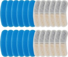 12 Pack Curved Water Fountain Filters, Cat Fountain Replacement Filters