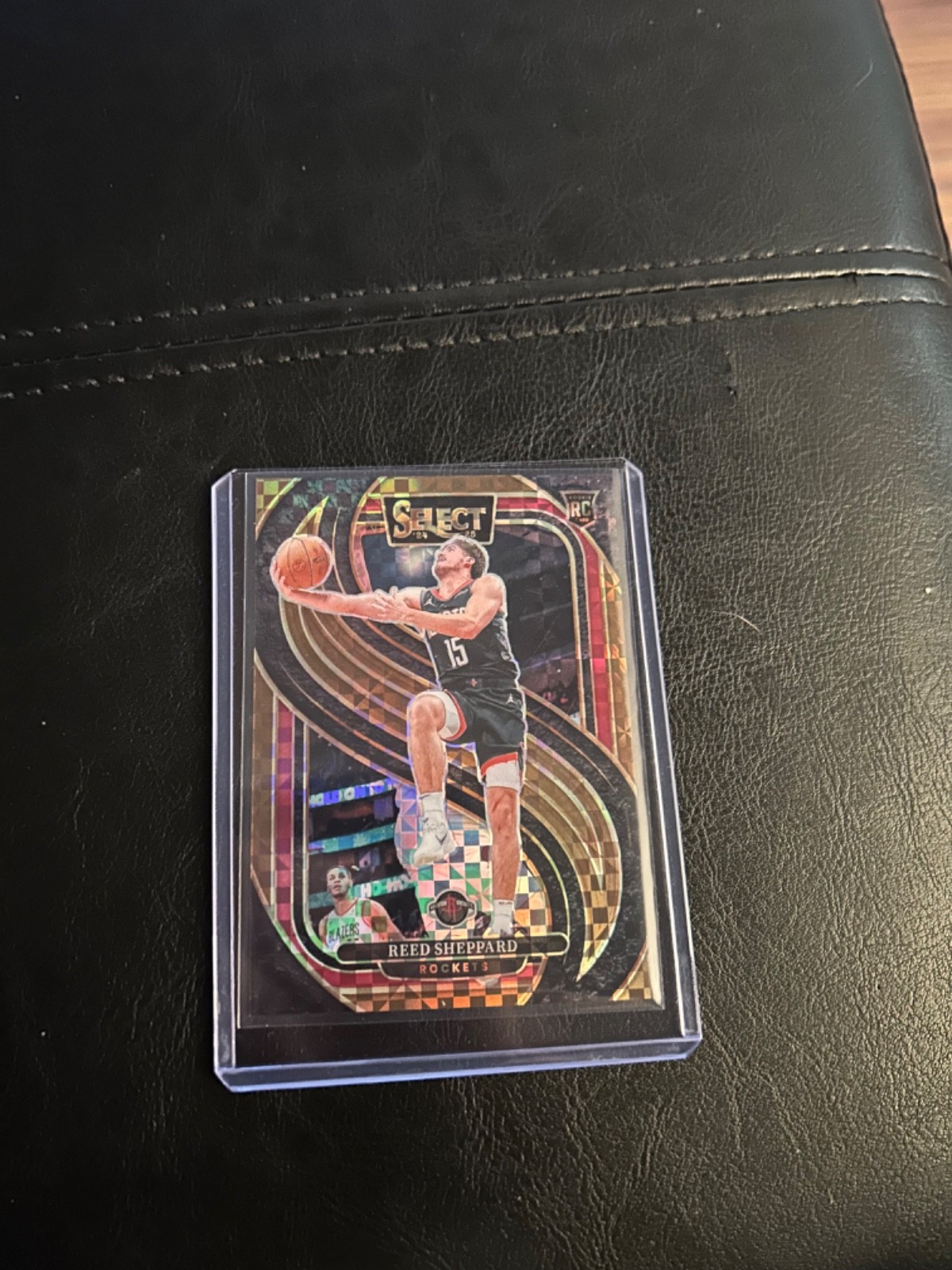 2024-25 Panini Select Bronze Checker Prizm Reed Sheppard Rookie #/49 #181