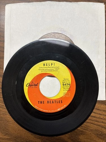 The Beatles - Help!/I’m Down -Capitol 5476 (1965) 45 RPM 7" Single Vinyl