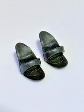 1993 Barbie Reproduction Black Open Toe Heels Shoes Mules